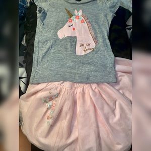 3 piece unicorn outfit 4T